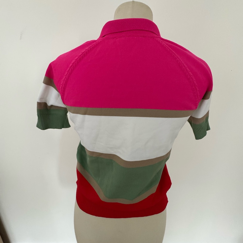 Colorful Striped Polo Shirt - Picture 4 of 5